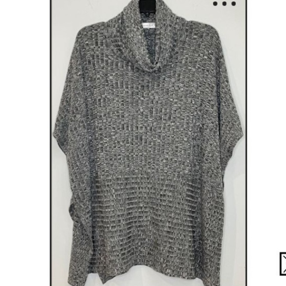 Long gray sweater dress